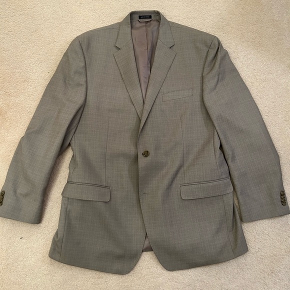 Sean John Grayish Beigeish Sports Coat Blazer Size 44R